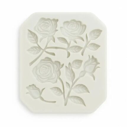 Silicone Rose Mold – Floral Design Mold for Fondant, Chocolate & More