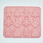 Christmas Theme Chocolate Mold 12 pc design