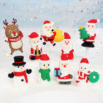 Christmas Cupcake Topper 9 Pieces Set