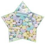 Rainbow Mixed Color Imported Candies 50 gm