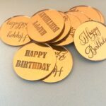HAPPY BIRTHDAY COIN TOPPER 10 PCS