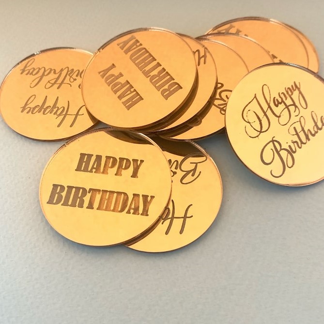 1768577322_COIN.jpeg HAPPY BIRTHDAY COIN TOPPER 10 PCS - Image 1