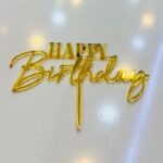 HAPPY BIRTHDAY TOPPER MINI 3INCH
