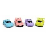 Mini Moving Car Cake Topper Set – 4 in 1 Toy Vehicle Pack