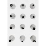 12 in 1 Stainless Steel Piping Nozzle Set for Cake Decorating